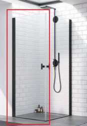 Radaway Nes Black KDD I 100 B szögletes fekete zuhanykabin (egyik fele), balos 10021100-54-01L (10021100-54-01L)