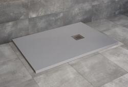Radaway Kios F 150x80 cm szögletes öntöttmárvány zuhanytálca, szürke KF1580-52 (KF1580-52)