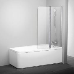 RAVAK 10CVS2 100 cm balos kádparaván Transparent üveggel, krómhatású 7QLA0C03Z1 (7QLA0C03Z1)