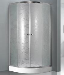 Niagara Wellness Lotus art 90x90 cm-es negyedköríves zuhanykabin
