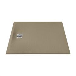 MARMY Dolomite öntött márvány zuhanytálca 90x120 cm, gucci latte 80 7643 90 12 56 (80 7643 90 12 56)