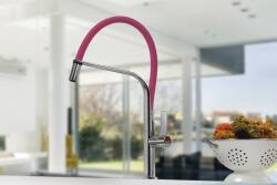 Strohm Teka Formentera FO 997 mosogató csaptelep flexibilis rózsaszín kifolyócsővel 62.997. 02.0FP (62997020FP) (62997020FP)