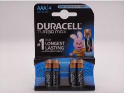 Duracell turbo max baterii alcaline Duralock LR03 AAA 1, 5V MX2400 blister 4