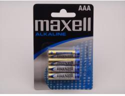 Maxell LR03 AAA baterii alcaline 1, 5V MN2400 blister 4 bucati