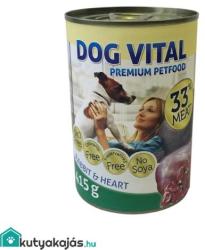 DOG VITAL konzerv rabbit&heart 12x415gr