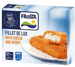 FRoSTA Fagyasztott Fillet de Lux tőkehalfilé zöldfűszeres sajtszósszal 220g