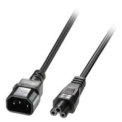 Lindy Cablu alimentare UPS C14 la C5 Mickey Mouse T-M 1m, Lindy L30340 (L30340)