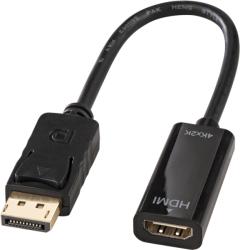 Lindy Adaptor Displayport v1.2 la HDMI 4K T-M, Lindy L41718 Pasiv (L41718)