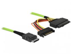 Delock Cablu OCuLink PCIe SFF-8611 la U. 2 SFF-8639 1m, Delock 85756 (85756)