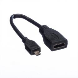 Valueline Adaptor HDMI la micro HDMI-D M-T v1.4 15cm, Value 11.99. 5584 (11.99.5584-25)