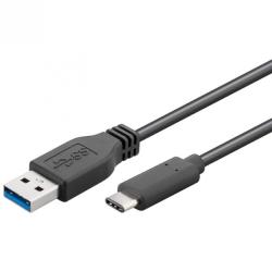  Cablu USB 3.0-A la tip C T-T 0.15m Negru, KU31CA015BK (KU31CA015BK)