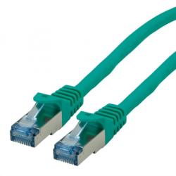 Roline Cablu de retea S/FTP Cat. 6A, Component Level, LSOH Verde 0.3m, Roline 21.15. 2973 (21.15.2973-50)