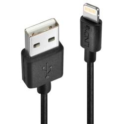Lindy Cablu de incarcare + date USB la Lightning MFI 1m Negru, Lindy L31320 (L31320)