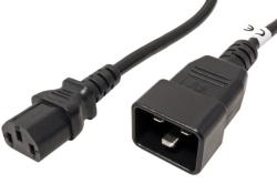  Cablu de alimentare IEC320 C13 la C20 Negru 2m, KPSB2 (KPSB2)