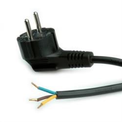 Roline Cablu de alimentare Schuko cu fire deschise 1.8m negru, Roline 19.08. 1110 (19.08.1110-10)