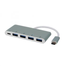 Roline HUB USB 3.1 tip C la 4 x USB + alimentare USB-C (PD), Roline 14.02. 5045 (14.02.5045-10)