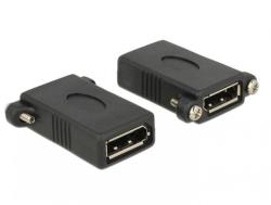 Delock Adaptor Displayport 1.1 M-M panel-mount, Delock 85123 (85123)