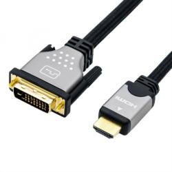 Roline Cablu HDMI la DVI-D 24+1 pini T-T 1.5m, Roline 11.04. 5876 (11.04.5876-10)