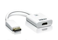 ATEN Adaptor activ DisplayPort la 4K HDMI T-M Alb, ATEN VC986 (VC986)