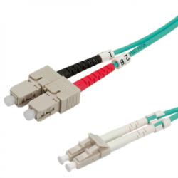 Valueline Cablu fibra optica LC-SC OM3 duplex multimode 0.5m, Value 21.99. 8710 (21.99.8710-10)
