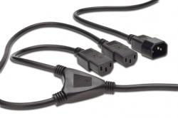  Cablu prelungitor alimentare in Y pentru PC C14 la 2 x C13 1.8m, KPSY (KPSY)