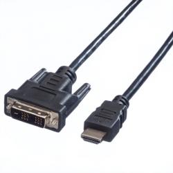 MYCON Cablu MYCON HDMI la DVI T-T 2m Negru, CON5522 (CON5522)