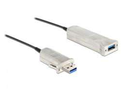 Delock Cablu prelungitor USB 3.0 optic activ T-M 20m, Delock 83739 (83739)