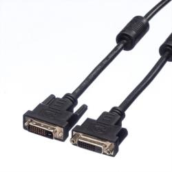Valueline Cablu prelungitor DVI-D Dual Link 24+1 pini T-M 5m, Value 11.99. 5565 (11.99.5565-5)