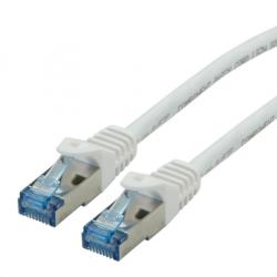 Roline Cablu de retea S/FTP Cat. 6A, Component Level, LSOH Alb 0.3m, Roline 21.15. 2976 (21.15.2976-50)
