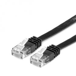 Valueline Cablu retea UTP Flat cat. 6 1.5m Negru, Value 21.99. 0964 (21.99.0964-40)