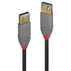 Lindy Cablu prelungitor USB 3.0 T-M 3m Anthra Line, Lindy L36763 (L36763)