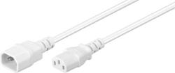 Goobay Cablu de alimentare C13 la C14 Alb 3m, Goobay 97585 (KPS3W)