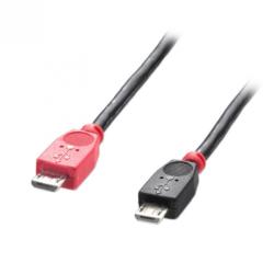 Lindy Cablu USB 2.0 Micro USB-B la Micro-USB-B 1m OTG, Lindy L31759 (L31759)