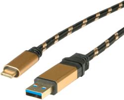 Roline Cablu USB 3.1 la USB tip C T-T 0.5m Gold, Roline 11.02. 9012 (11.02.9012-20)