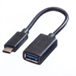 Valueline Adaptor USB 3.1 tip C la USB 3.0-A OTG T-M 0.15m, Value 11.99. 9030 (11.99.9030-25)
