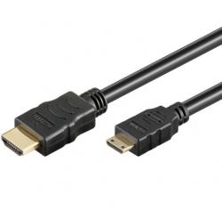  Cablu mini HDMI-C la HDMI v1.4 T-T 3m Negru, KPHDMAC3 (KPHDMAC3)