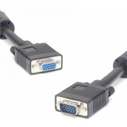  Cablu prelungitor VGA T-M 25m Negru, KPVC25 (KPVC25)