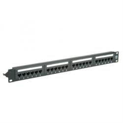 Value Patch panel 19" cat 6A 24 porturi UTP Negru, Value 26.99. 0357 (26.99.0357-5)