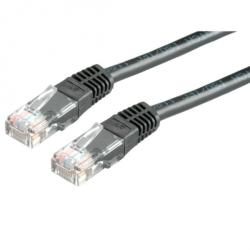 Valueline Cablu retea UTP Cat. 6, negru, 1m, Value 21.99. 1535 (21.99.1535-200)