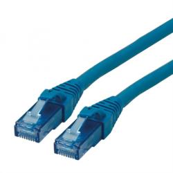 Roline Cablu de retea UTP Patch Cord Cat. 6A Component Level LSOH Albastru 0.3m, Roline 21.15. 2985 (21.15.2985-50)