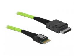 Delock Cablu OCuLink PCIe SFF-8611 la Slim SAS SFF-8654 1m, Delock 85755 (85755)