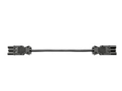 Bachmann Cablu prelungitor GST18-3 pini T-M 2m negru Halogen Free, Bachmann 375.082 (375.082)