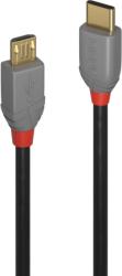 Lindy Cablu USB 2.0 tip C la micro USB-B T-T 1m Anthra Line, Lindy L36891 (L36891)