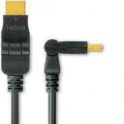 Cablu HDMI-A v1.4 3D Full HD conector rotativ T-T 3m Negru, KPHDMO3 (KPHDMO3)