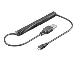  Cablu USB 2.0 la micro USB-B, 0.5m spiralat, KU2M1FKR (KU2M1FKR)