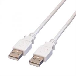 Valueline Cablu USB 2.0 Tip A - A 1.8m Alb, Value 11.99. 8919 (11.99.8919-100)