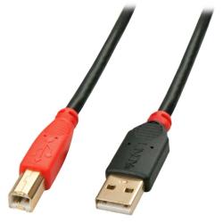 Lindy Cablu de imprimanta activ USB 2.0 A-B 10m, Lindy L42761 (L42761)
