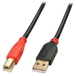Lindy Cablu de imprimanta activ USB 2.0 A-B 10m T-M, Lindy L42761 (L42761)