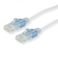 Roline Cablu retea UTP Cat. 6 slim Alb 2m, Roline 21.15. 0962 (21.15.0962-100)