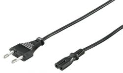 Cablu alimentare Euro la IEC C7 (casetofon) 2 pini 5m, KPSPM5 (KPSPM5)